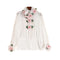Camisa Bordada Tridimensional Primavera Verano