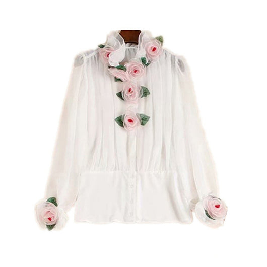 Camisa Bordada Tridimensional Primavera Verano - Image 2