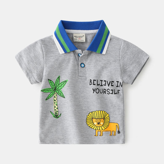 Polo de Algodón para Niño - Manga Corta Verano - Image 2