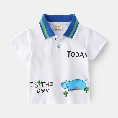 Polo de Algodón para Niño - Manga Corta Verano - Image 3