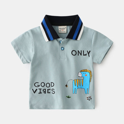 Polo de Algodón para Niño - Manga Corta Verano - Image 4