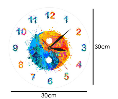 Reloj de Pared Yin Yang Bagua - Decoración Feng Shui - Image 6