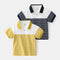 Camiseta Infantil a Rayas de Algodón - Manga Corta Transpirable y Cómoda