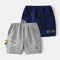 Shorts Casuales para Niños con Estampados Divertidos