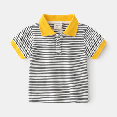Polo Infantil de Algodón para Niño - Manga Corta Casual de Verano - Image 2