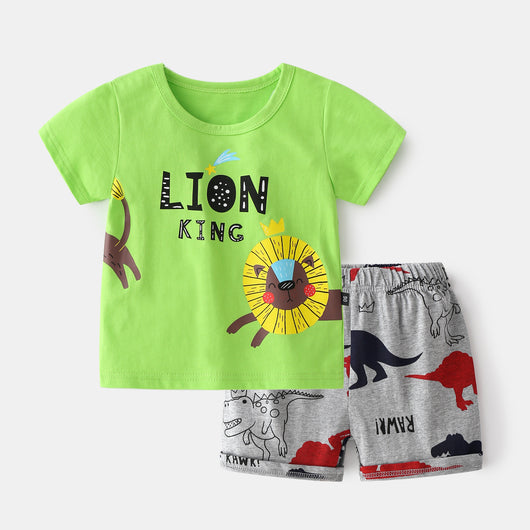Conjunto de Dos Piezas para Niños - Playera y Shorts de Verano - Image 4