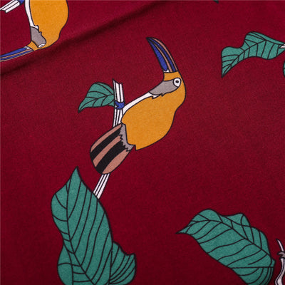 Pañuelo Cuadrado Pequeño con Patrón de Pájaro Carpintero - Diseño Literario y Artístico - Image 11