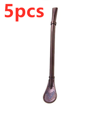 Pajilla Colador de Acero Inoxidable 304 con Cuchara Filtradora - Image 12