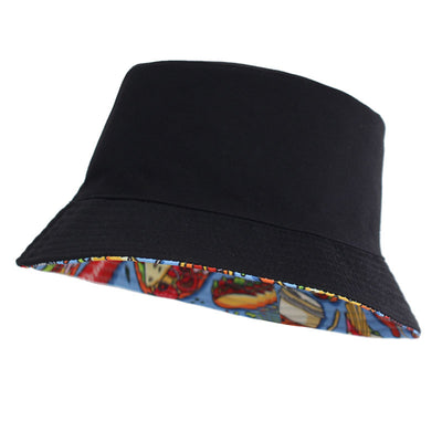 Sombrero Pescador Mujer con Estampado de Vegetales - Image 12
