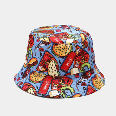 Sombrero Pescador Mujer con Estampado de Vegetales - Image 2