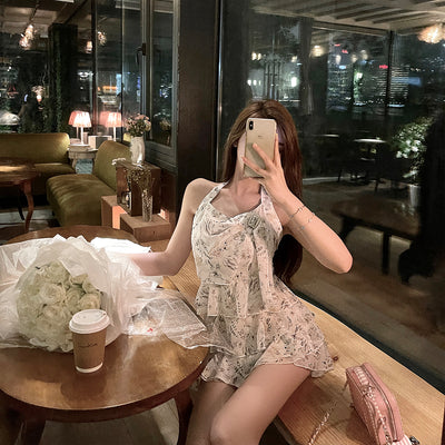 Vestido Floral Elegante con Tirantes - Diseño Ajustado y Seductor - Image 10