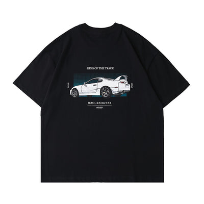 Playera Estampado Auto Dibujos Animados Manga Corta Hombre - Image 12