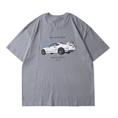 Playera Estampado Auto Dibujos Animados Manga Corta Hombre - Image 9