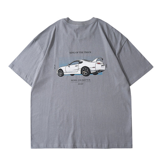 Playera Estampado Auto Dibujos Animados Manga Corta Hombre - Image 9