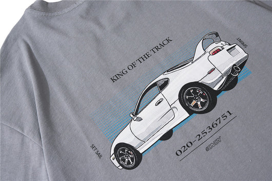 Playera Estampado Auto Dibujos Animados Manga Corta Hombre - Image 11