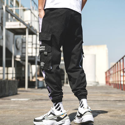 Pantalones Deportivos Holgados con Cordón y Múltiples Bolsillos - Image 10