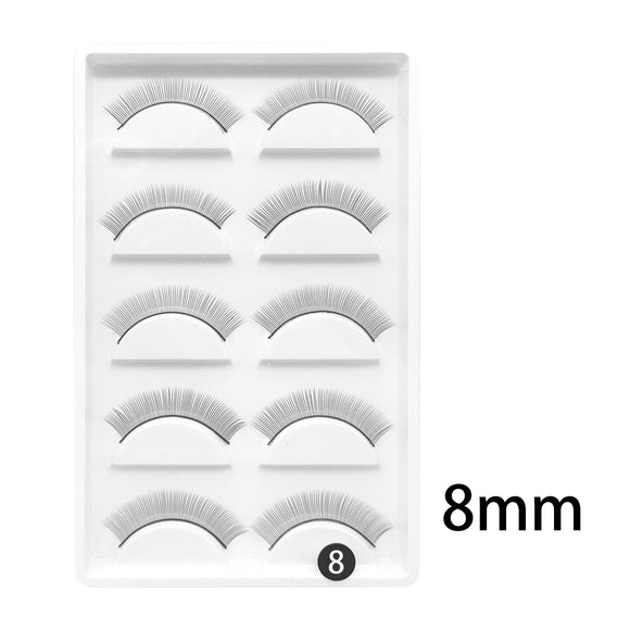 Pestañas Postizas Autoadhesivas - Kit de 5 Pares para Práctica de Injerto Natural