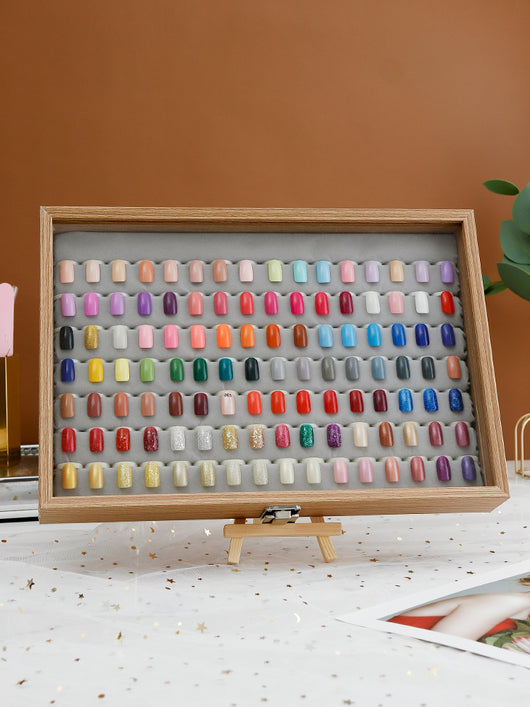 Paleta Organizadora de Esmaltes de Uñas con Diseño en Madera - Image 10