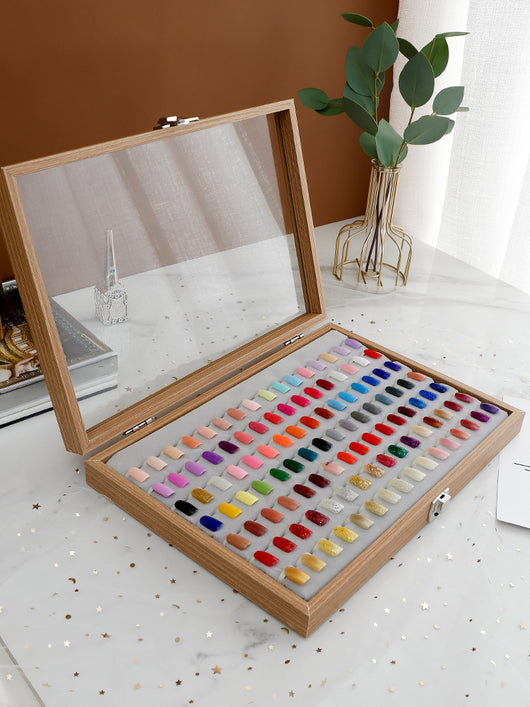 Paleta Organizadora de Esmaltes de Uñas con Diseño en Madera - Image 14