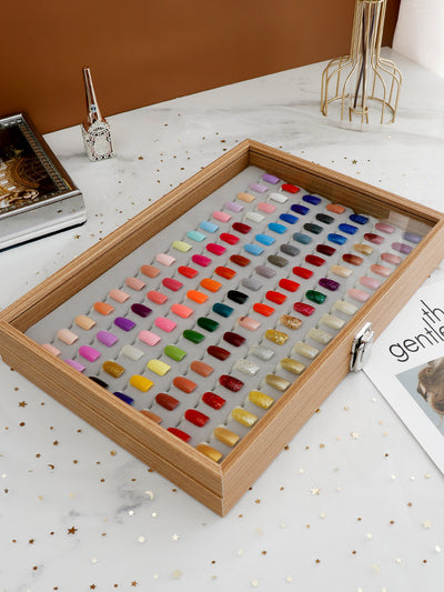Paleta Organizadora de Esmaltes de Uñas con Diseño en Madera - Image 6