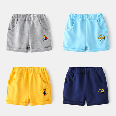 Shorts Cómodos con Patrón Infantil y Cintura Elástica Suave - Image 6