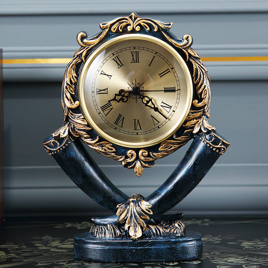 Reloj de Escritorio Elefante con Péndulo Silencioso Estilo Americano - Image 6