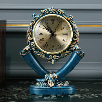Reloj de Escritorio Elefante con Péndulo Silencioso Estilo Americano - Image 9