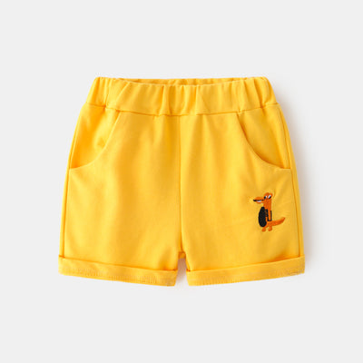 Shorts Cómodos con Patrón Infantil y Cintura Elástica Suave - Image 4