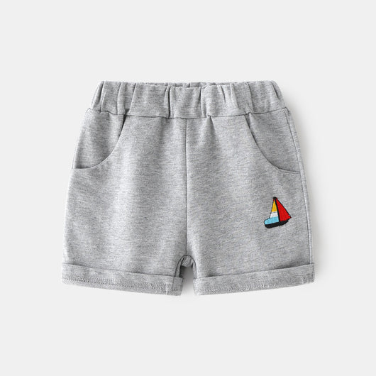 Shorts Cómodos con Patrón Infantil y Cintura Elástica Suave - Image 2