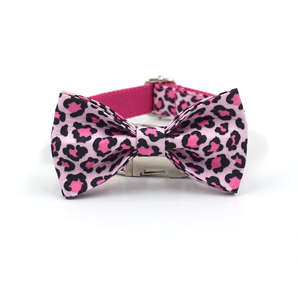 Collar para Perro con Moño Doble Capa Caballero Grabado Personalizado