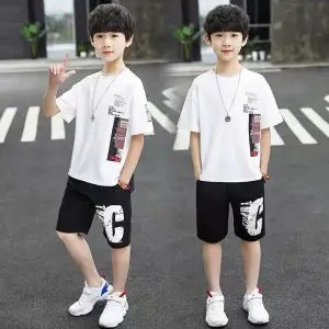 Conjunto de Camisetas de Algodón para Niños