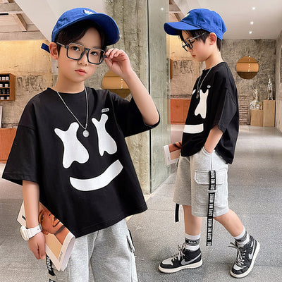 Camisetas Infantiles Estilo Occidental - Ropa Ligera para Verano - Image 40