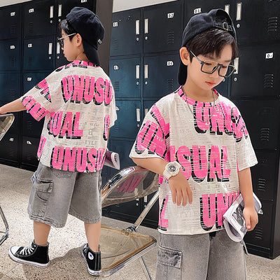 Camisetas Infantiles Estilo Occidental - Ropa Ligera para Verano - Image 60