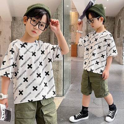 Camisetas Infantiles Estilo Occidental - Ropa Ligera para Verano - Image 11