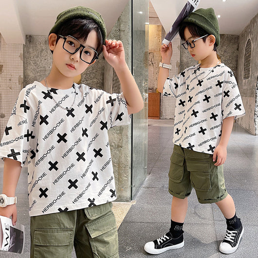 Camisetas Infantiles Estilo Occidental - Ropa Ligera para Verano - Image 11