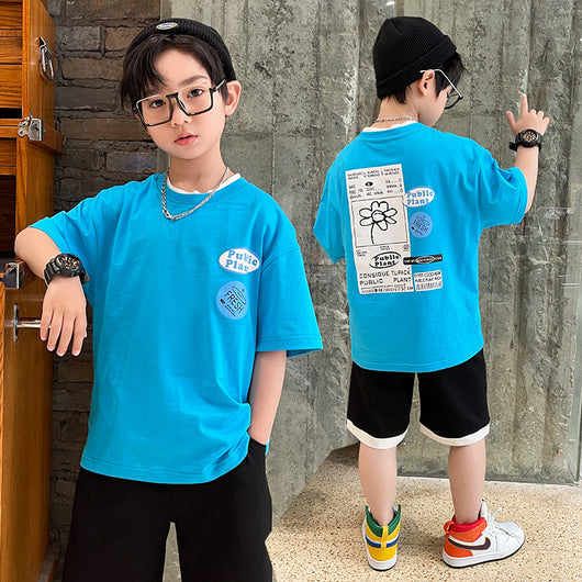 Camisetas Infantiles Estilo Occidental - Ropa Ligera para Verano - Image 13