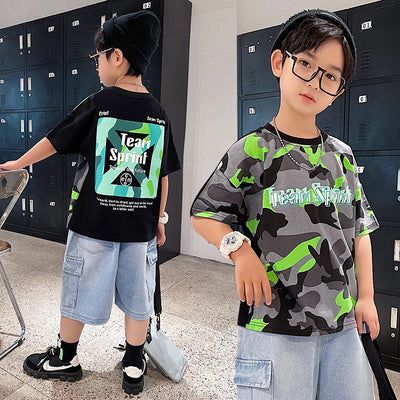 Camisetas Infantiles Estilo Occidental - Ropa Ligera para Verano - Image 18