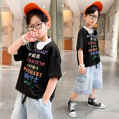 Camisetas Infantiles Estilo Occidental - Ropa Ligera para Verano - Image 20
