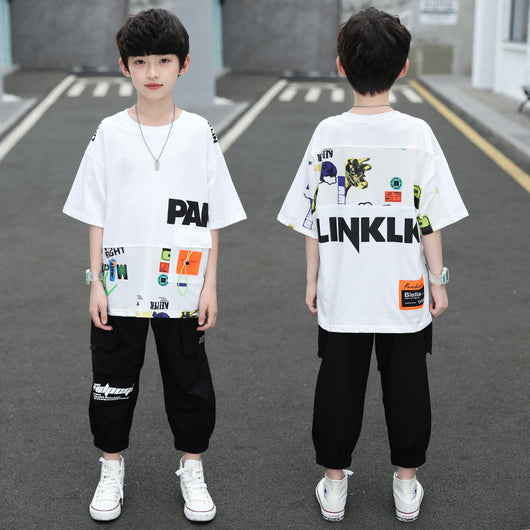 Conjunto de Dos Piezas Coreano para Niño - Estilo Trendy Moderno - Image 5