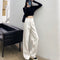 Pantalones Jeans Blancos Sueltos y Cómodos para Mujer