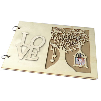 Libro de Firmas Bodas en Madera Artesanal - Image 19