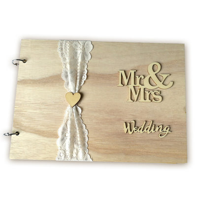 Libro de Firmas Bodas en Madera Artesanal - Image 11