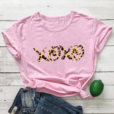 Playera Estampado Leopardo para Mujer - Cuello Redondo Manga Corta - Image 6