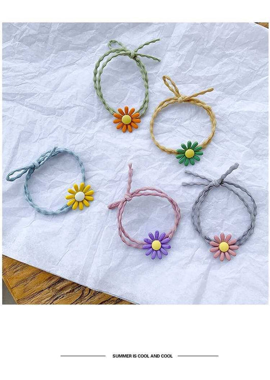 Elástico Floral para Cabello - Aro de Cabello Margarita Elegante Estilo Literatura y Arte - Image 2