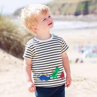 Playera de Dinosaurio a Rayas para Niño - Image 7