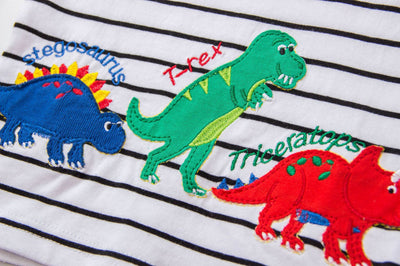 Playera de Dinosaurio a Rayas para Niño - Image 8