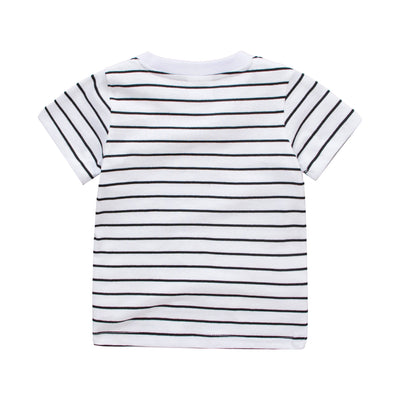 Playera de Dinosaurio a Rayas para Niño - Image 4