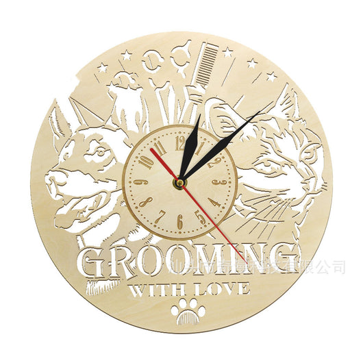 Reloj de Pared Moderno en Madera