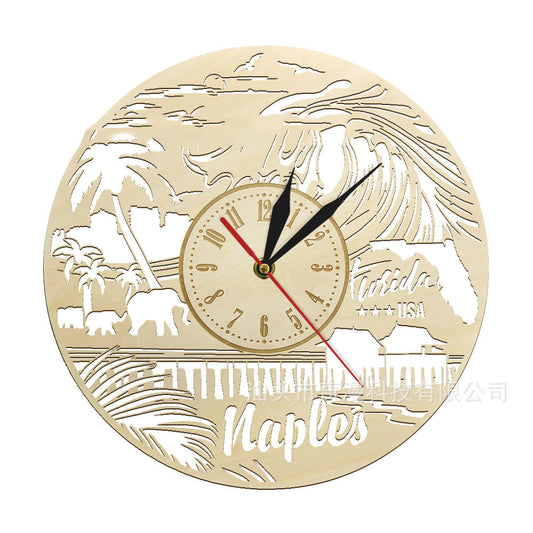 Reloj de Pared Moderno en Madera - Image 2