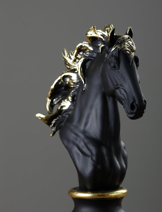 Estatua Decorativa de Rey y Reina de Ajedrez - Figura Coleccionable Artesanal - Image 7